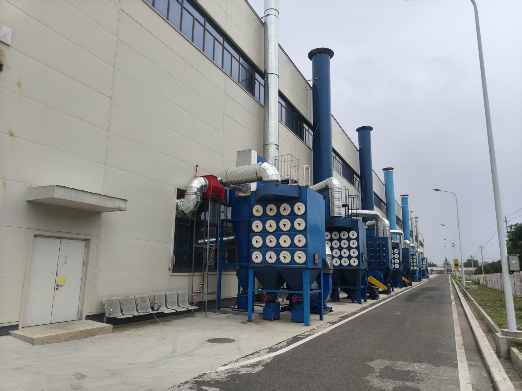 48 Cartridges Baghouse Industrial Dust Collector For Thermal Spray 
