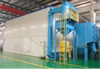 Automatic recovery sandblasting room