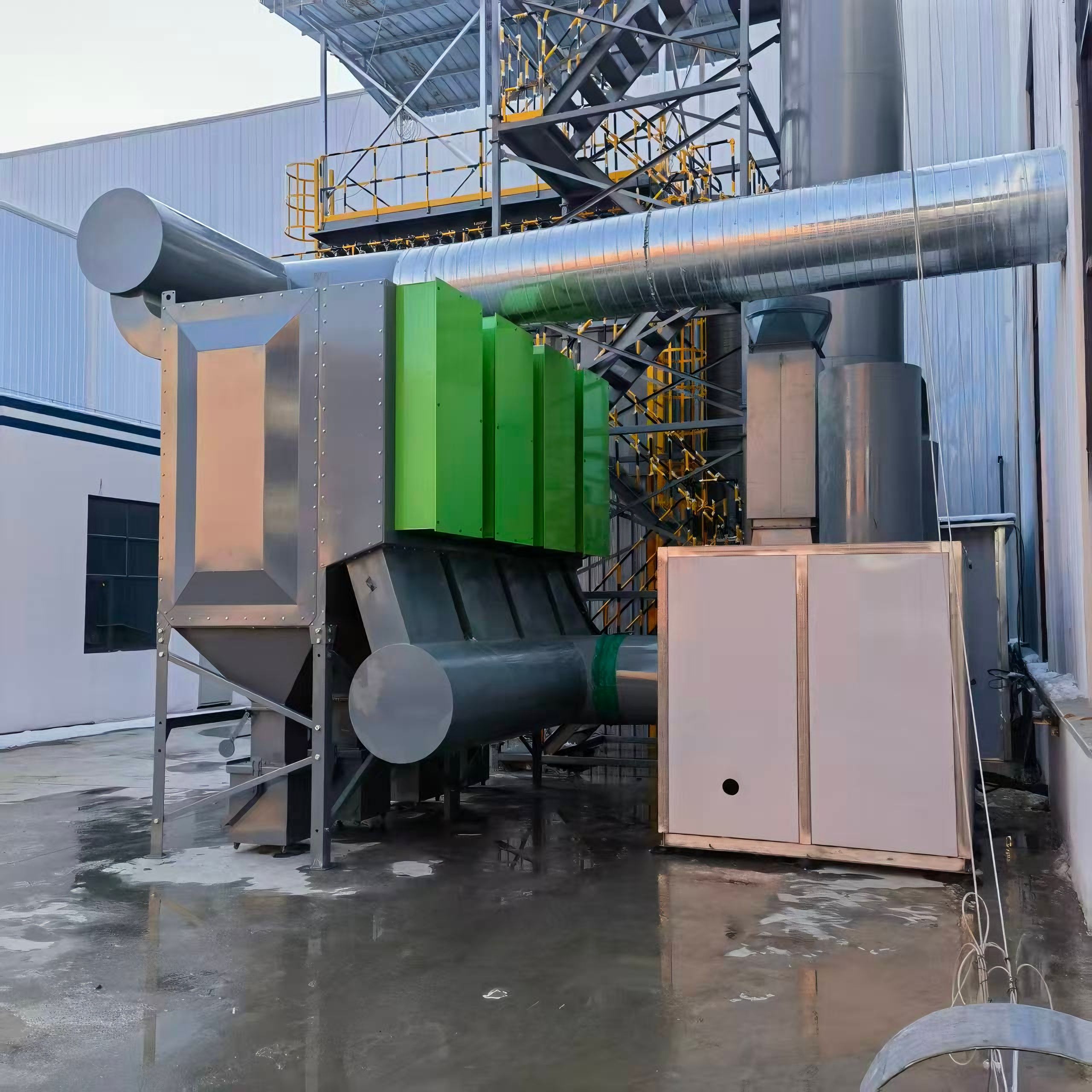 48 Cartridges Baghouse Industrial Dust Collector For Thermal Spray 