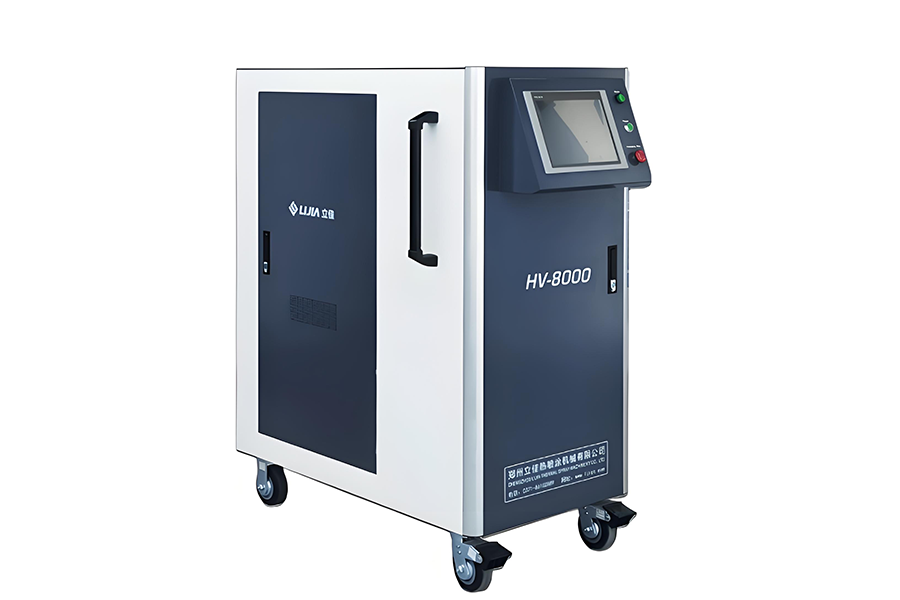 HVOF internal diameter coating equipment setup
